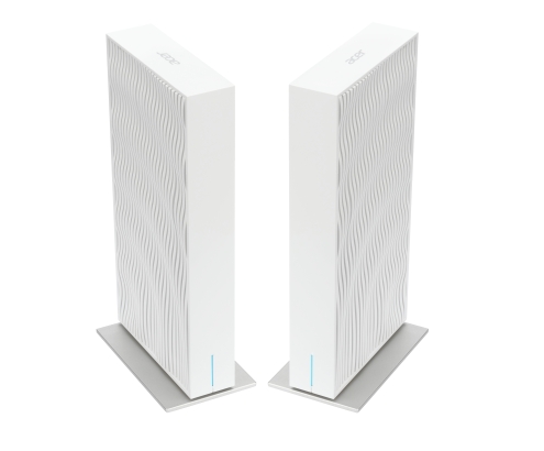 Acer Wave 7, wifi 7 Mesh Router, EU plug, dual pack router inalámbrico Gigabit Ethernet Dual-band (2.4GHz + 5GHz or 2.4GHz + 6GHz)