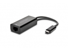 Adaptador de red kensington usb tipo-c a ethernet CA1100E negro K33475...