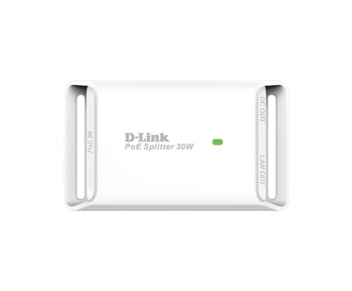 Adaptador e inyector de PoE d-link Ethernet rapido Gigabit blanco DPE-301GS
