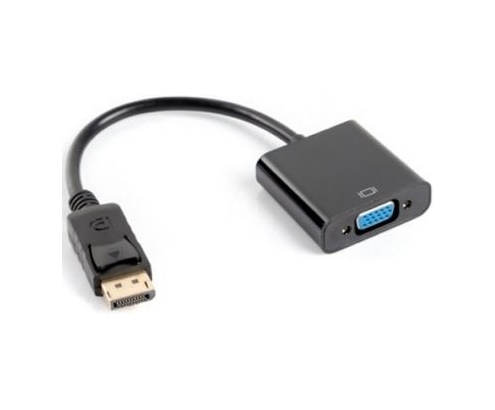 ADAPTADOR LANBERG DISPLAYPORT A VGA 20CM NEGRO AD-0002-BK
