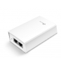 ADAPTADOR TP-LINK POE PASIVO 48V 1P GIGA CON KIT DE MONTAJE EN PARED BLANCO TL-POE4824G