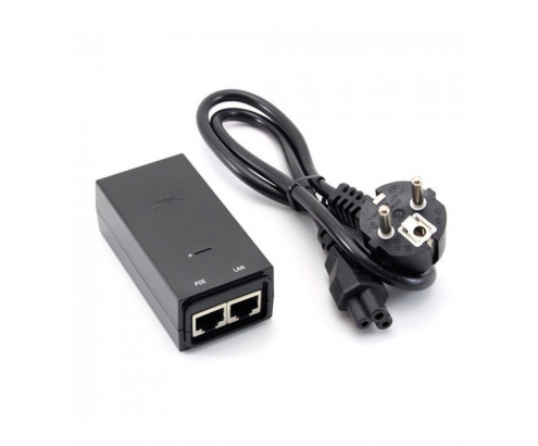 ADAPTADOR UBIQUITI POE-24 NEGRO POE-24-24W-G
