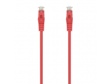 AISENS Cable de Red Latiguillo RJ45 LSZH Cat.6A 500 Mhz UTP AWG24, Roj...