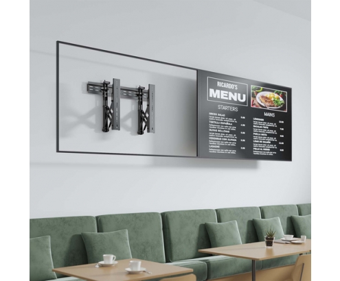 AISENS Soporte para Videowall Nivelable y Función Pop-Out para TV 45Kg de 37-70, Negro