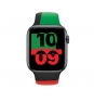 Apple MUQ73ZM/A Accesorios para dispositivos vestibles inteligentes Grupo de rock Negro, Verde, Rojo Fluoroelastómero