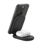 Belkin BoostCharge Auriculares, Smartphone Negro USB Cargador inalámbrico Carga rápida Interior