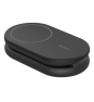 Belkin BoostCharge Auriculares, Smartphone Negro USB Cargador inalámbrico Carga rápida Interior