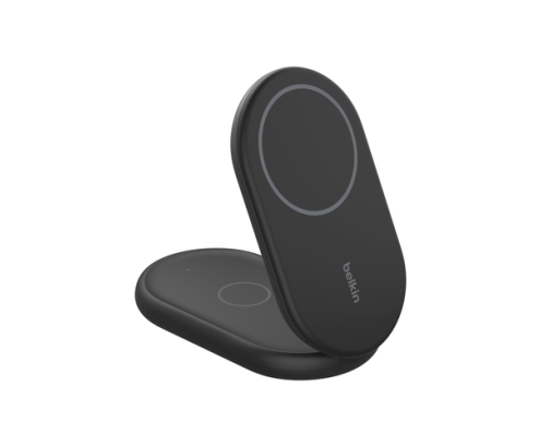 Belkin BoostCharge Auriculares, Smartphone Negro USB Cargador inalámbrico Carga rápida Interior