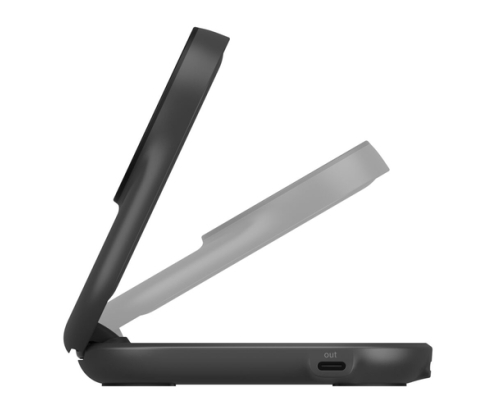 Belkin Qi2 Fitness tracker, Auriculares, Smartphone, Reloj inteligente Negro USB Cargador inalámbrico Carga rápida Interior