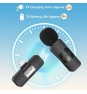Boya BY-V1 Sistema Micrófono Inalámbrico de Solapa Lavalier Conector Lightning iOS