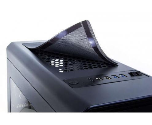 CAJA MEDIA TORRE NOX HUMMER ZX USB 3.0 NEGRA SIN FUENTE NXHUMMERZX 
