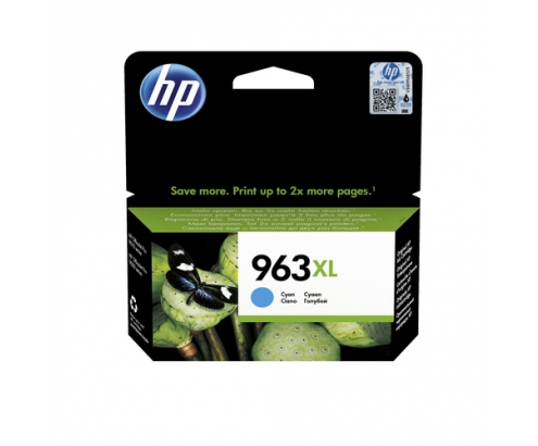 HP Cartucho de tinta Original 963XL cian de alta capacidad