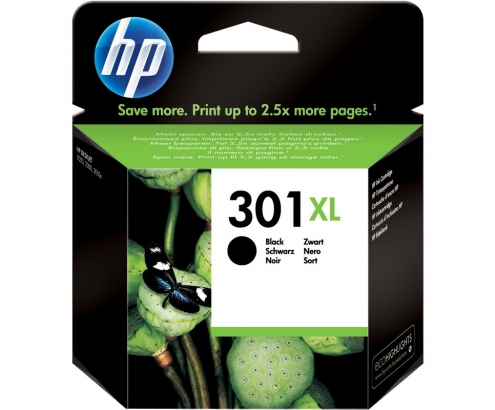HP 301 XL Tinta original Alta Capacidad Negro