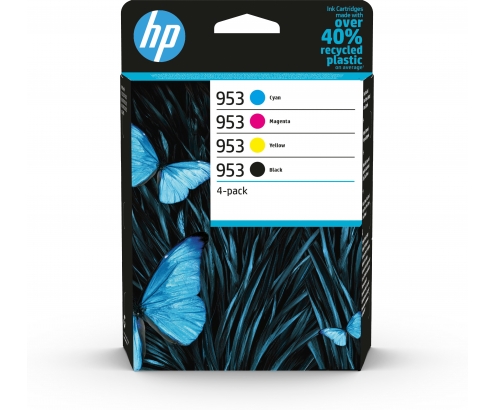 Cartucho hp 953 original rendimiento estandar Negro Cian Magenta Amarillo 6ZC69AE