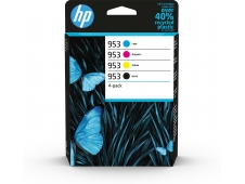 Cartucho hp 953 original rendimiento estandar Negro Cian Magenta Amari...