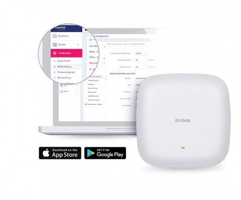 D-Link DAP-X2850 punto de acceso inalámbrico 3600 Mbit/s Blanco EnergÍa sobre Ethernet (PoE)