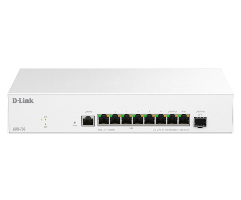 D-Link DBR-700 router 2.5 Gigabit Ethernet Blanco