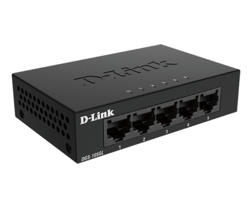 D-Link DGS-105GL/E switch No administrado Gigabit Ethernet (10/100/1000) Negro