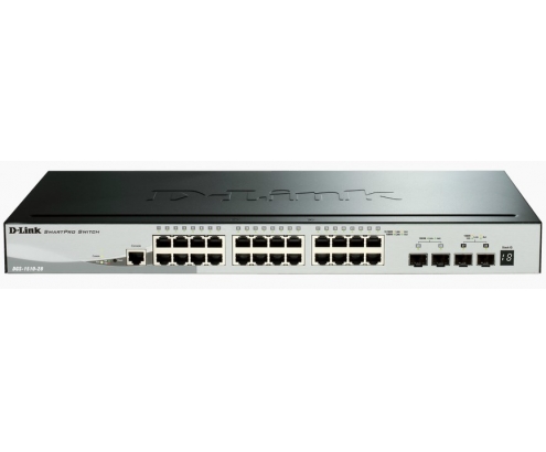 D-Link DGS-1510 Gestionado L3 Gigabit Ethernet (10/100/1000) Negro