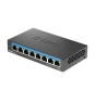 D-Link DMS-108 No administrado L2 2.5G Ethernet (100/1000/2500) Negro