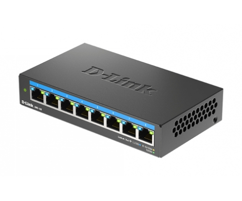 D-Link DMS-108 No administrado L2 2.5G Ethernet (100/1000/2500) Negro
