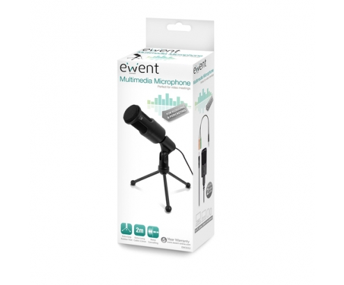 Ewent MICROFONO MULTIMEDIA CON CANCELACION DE RUIDO PRO NEGRO
