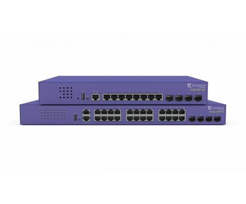 Extreme networks ExtremeSwitching X435 Gestionado Gigabit Ethernet (10/100/1000) EnergÍa sobre Ethernet (PoE) 1U Violeta