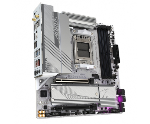 Gigabyte B650M AORUS ELITE AX ICE placa base AMD B650 Zócalo AM5 micro ATX