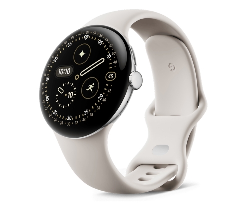 Google Pixel Watch 4 AMOLED 45 mm Digital Pantalla táctil Plata Wifi GPS (satélite)