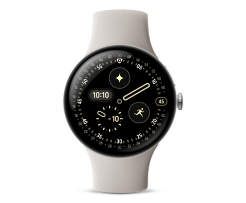 Google Pixel Watch 4 AMOLED 45 mm Digital Pantalla táctil Plata Wifi GPS (satélite)