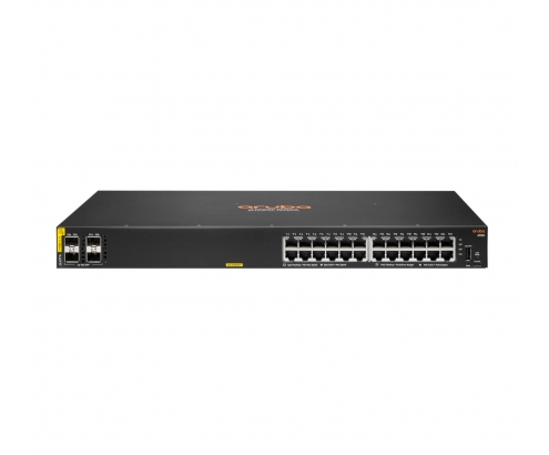 Hewlett Packard Enterprise Aruba 6100 PoE 4SFP+ 370W Gestionado L3 Gigabit 10G (10/100/1000) EnergÍa sobre Ethernet (PoE) 1U Negro