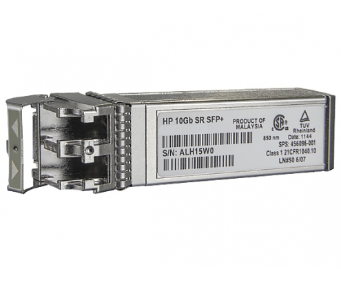Hewlett Packard Enterprise BladeSystem c-Class 10Gb SFP+ SR Transceiver red modulo transceptor Fibra óptica 10000 Mbit/s SFP+ 850 nm