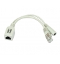 INYECTOR DE CORRIENTE POE MIKROTIK PUERTOS 10/100MBPS BLANCO RBPOE