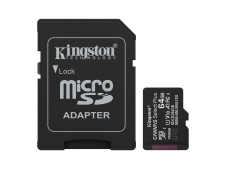 Kingston Technology 64GB microSDXC Canvas Select Plus Gen3 100MB/s A1 ...