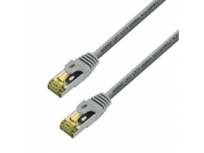 LATIGUILLO AISENS RJ45 S/FTP CAT7 25CM GRIS A146-0332