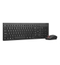 Lenovo 4X31R64484 teclado Ratón incluido Oficina RF inalámbrico Español Negro