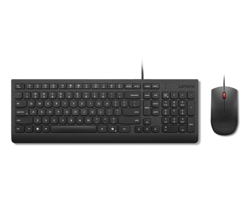 Lenovo Essential Wired Combo (ES 172) teclado Ratón incluido Universal USB Español Negro
