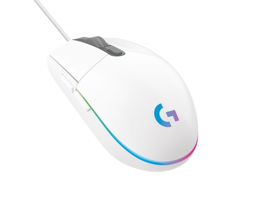 Logitech G G203 raton gaming usb tipo a 8000dpi blanco 