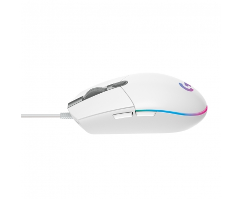 Logitech G G203 raton gaming usb tipo a 8000dpi blanco 
