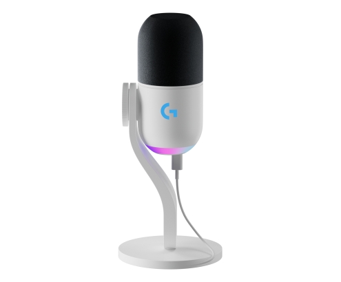 Logitech G Yeti GX, micrófono dinámico RGB con LIGHTSYNC para gaming, micrófono USB para streaming, supercardioide, Plug and Play USB para PC/Mac -