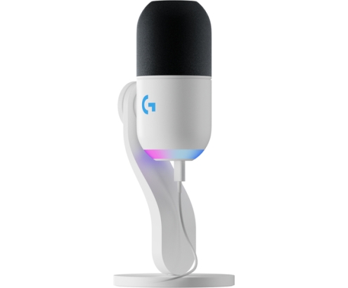 Logitech G Yeti GX, micrófono dinámico RGB con LIGHTSYNC para gaming, micrófono USB para streaming, supercardioide, Plug and Play USB para PC/Mac -