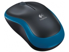 LOGITECH M185 RATON WIRELESS NEGRO-AZUL 910-002236 