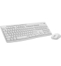 Logitech MK295 Silent Wireless Combo teclado Ratón incluido Oficina USB QWERTY Italiano Blanco