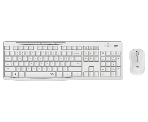 Logitech MK295 Silent Wireless Combo teclado Ratón incluido Oficina USB QWERTY Italiano Blanco