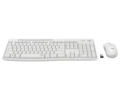 Logitech MK295 Silent Wireless Combo teclado Ratón incluido Oficina USB QWERTY Italiano Blanco