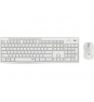 Logitech silent touch teclado y raton inalambrico 2.4ghz nano receptor USB alcance 10m blanco 920-009822