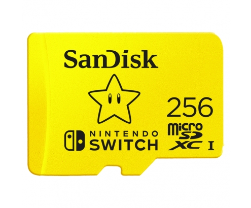 Memoria microsdxc sandisk 256gb amarillo SDSQXAO-256G-GNCZN	