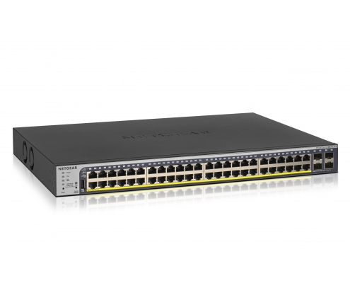 NETGEAR GS752TP-300EUS switch Gestionado L2/L3/L4 Gigabit Ethernet (10/100/1000) EnergÍa sobre Ethernet (PoE) 1U Negro