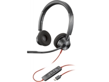POLY 8X220AA auricular y casco Auriculares Alámbrico Diadema Negro