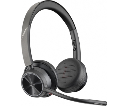 POLY Auricular VOYAGER 4320-M certificado para Microsoft Teams con USB-C